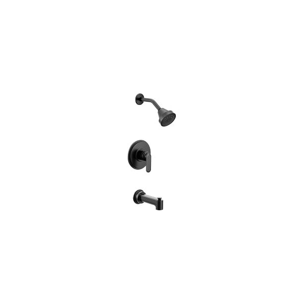 Greenfield M-CORE 2 Series Tub & Shower Trim in Matte Black